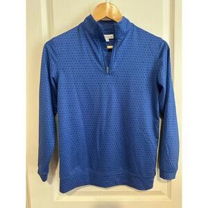 Boys Peter Millar 9-10 pullover blue skulls